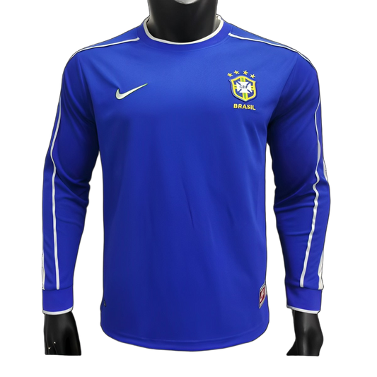 Brazil 1998 Away Jersey – Long Sleeve – Retro Version