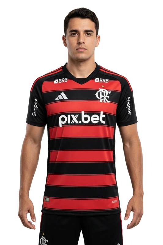 Flamengo 2025/26 Home Jersey – Player Version
