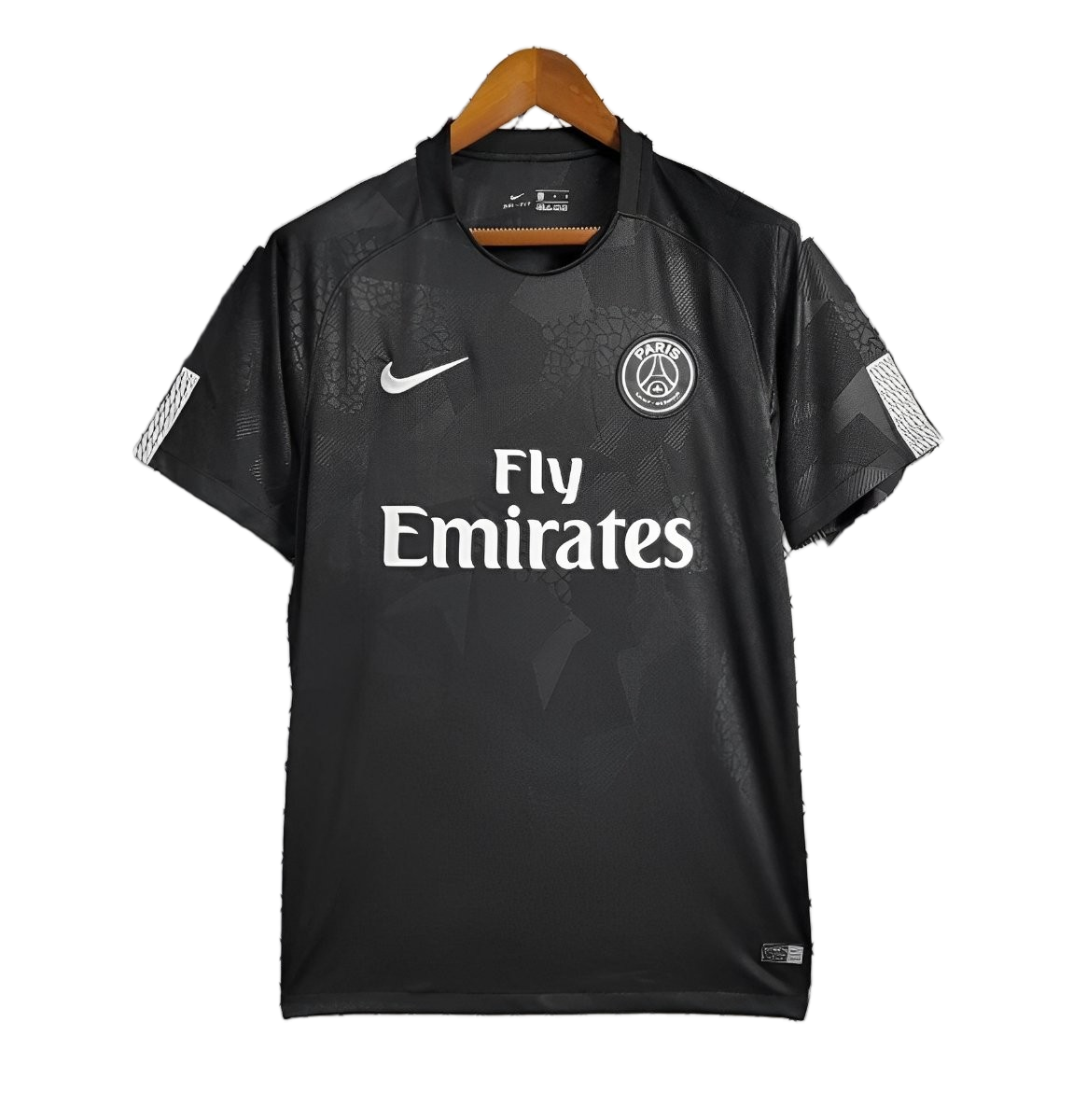 Paris Saint – Germain 2017/18 Away Jersey – Retro Version – Black