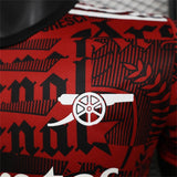 Arsenal 2025/26 Training Training Top – Player Version – Black/Red