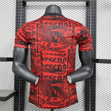 Arsenal 2025/26 Entrenamiento Camiseta de entrenamiento – Versión jugador – Negro/Rojo