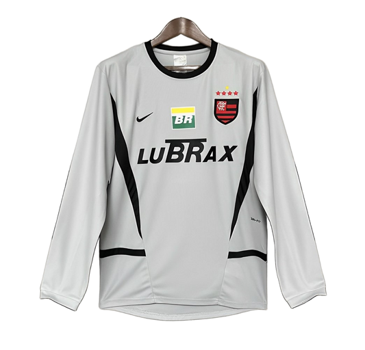 Flamengo 2002/03 Goalkeeper Jersey – Long Sleeve – Retro Version – Grey