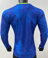 Brazil 2025 Away Jersey – Player Version – Long Sleeve – Blue