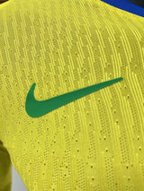 Brazil 2025 Home Jersey – Player Version – Long Sleeve