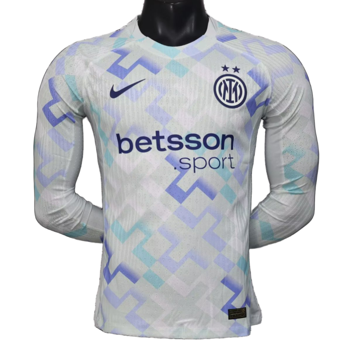 Inter Milan 2025/26 Away Jersey – Player Version – Long Sleeve – White