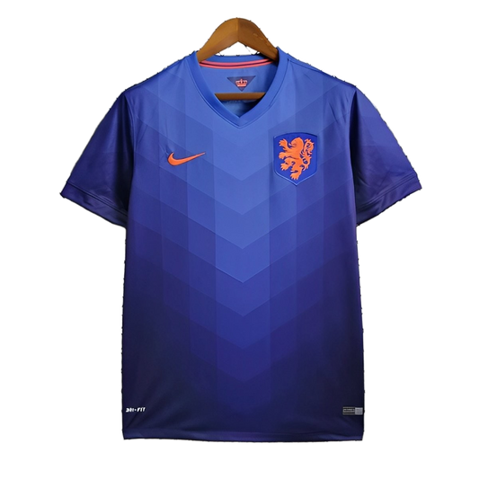Netherlands 2014 Away Jersey – Retro Version