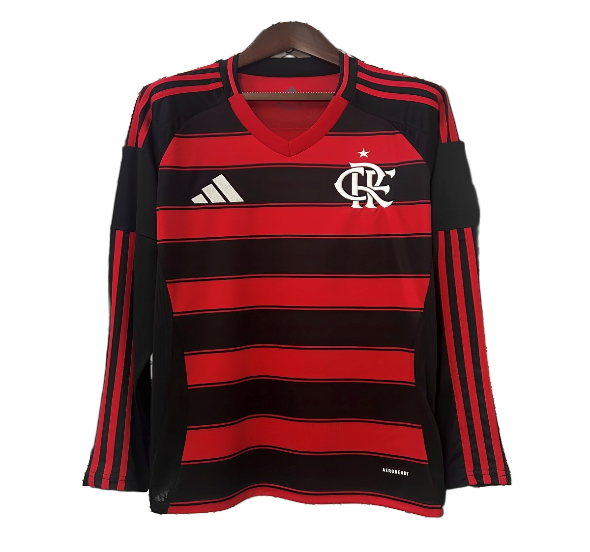 Flamengo 2025/26 Home Jersey – Long Sleeve