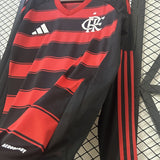 Flamengo 2025/26 Home Jersey – Long Sleeve
