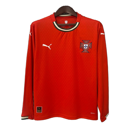 Portugal 2025 Home Jersey – Long Sleeve