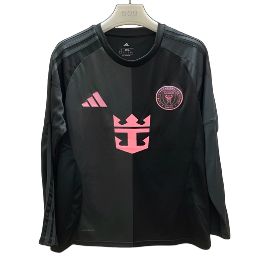 Inter Milan 2025/26 Away Jersey – Long Sleeve – Black