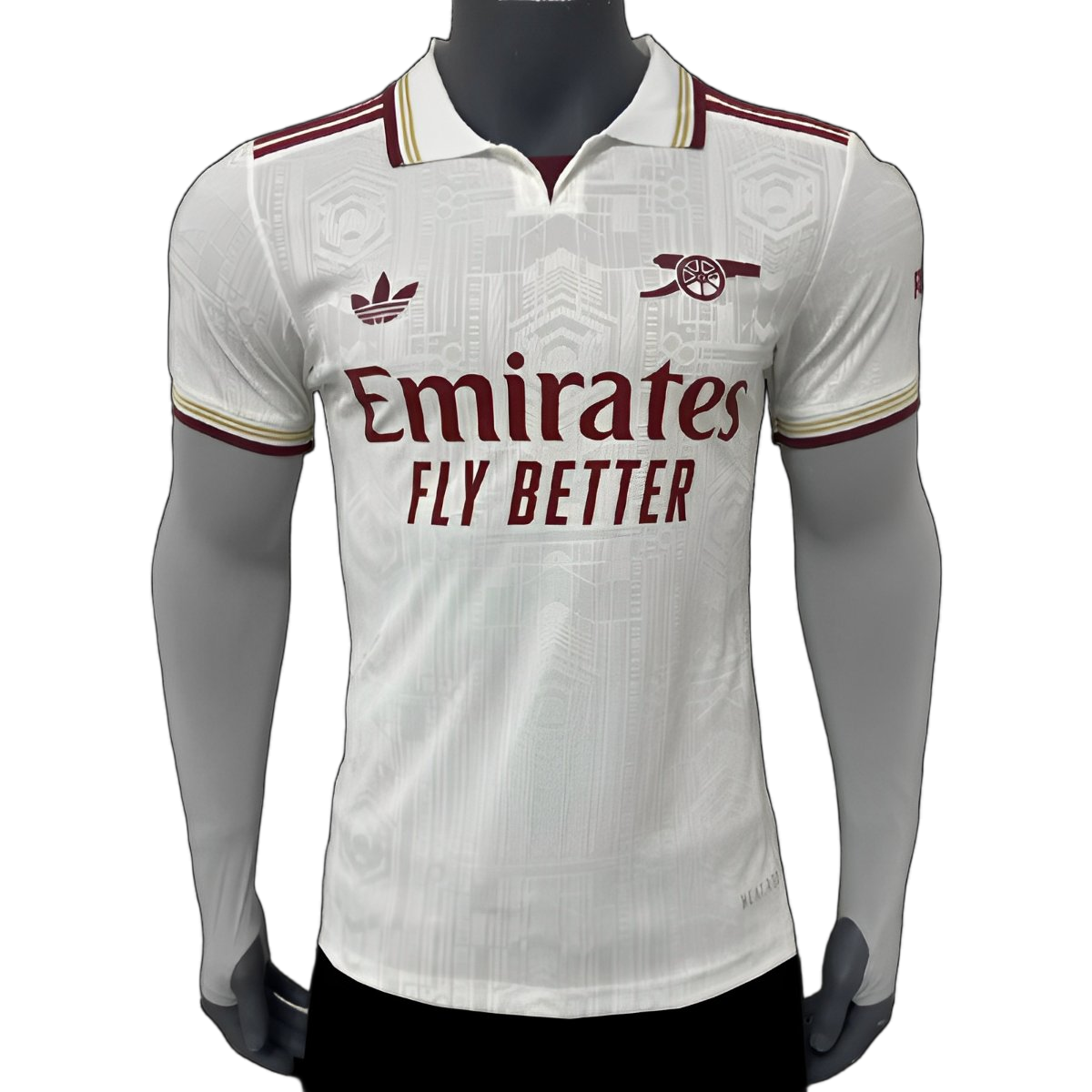 Arsenal 2025/26 Away Jersey – Player Version – White