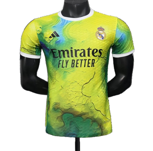 Real Madrid 2025/26 Goalkeeper Jersey – Player Version – Special Edition – Yellow