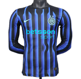 Inter Milan 2025/26 Home Jersey – Player Version – Long Sleeve