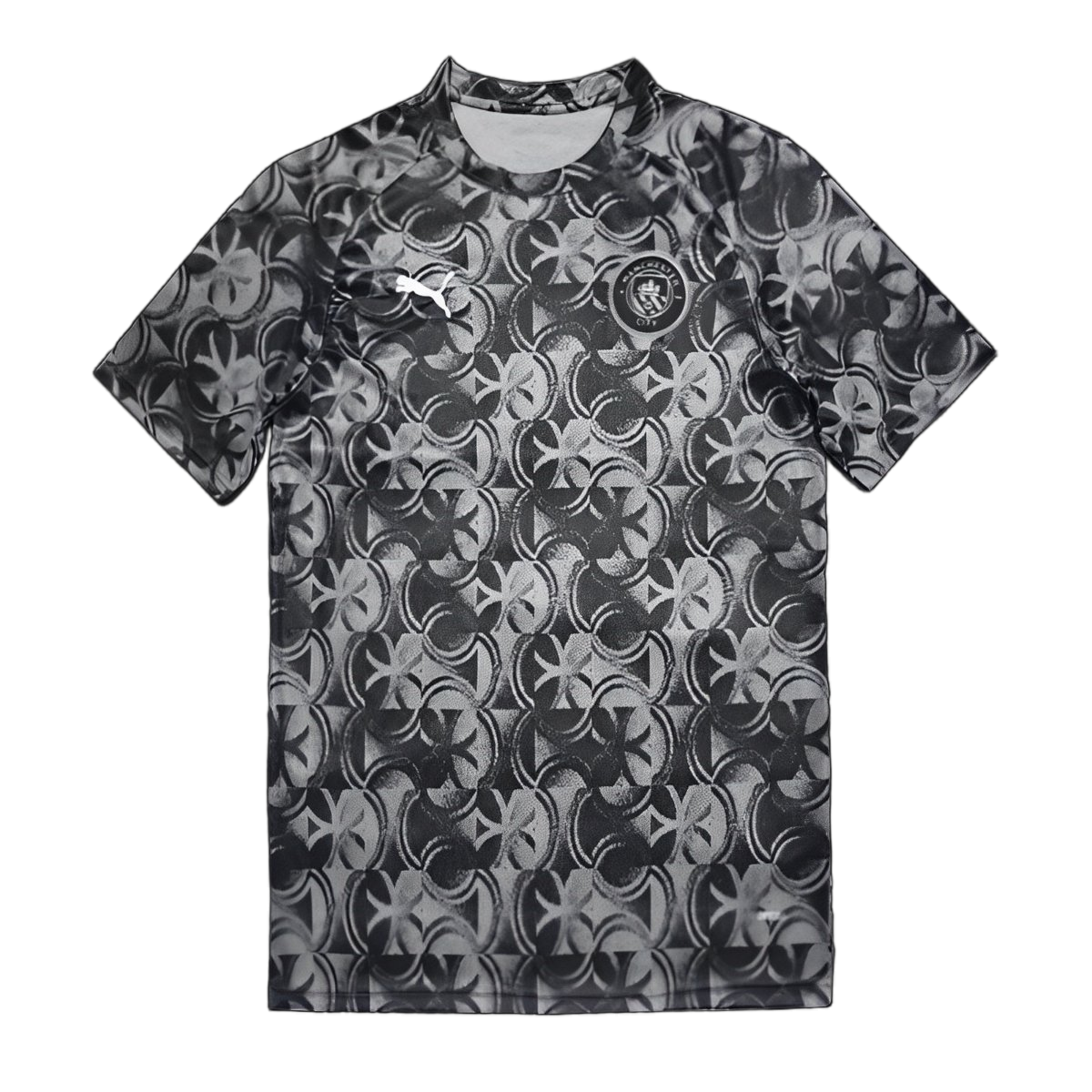 Manchester City 2025/26 Pre – Match Training Top – Player Version – Black