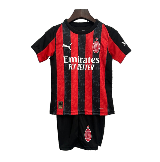 AC Milan 2025/26 Home Kids Kit