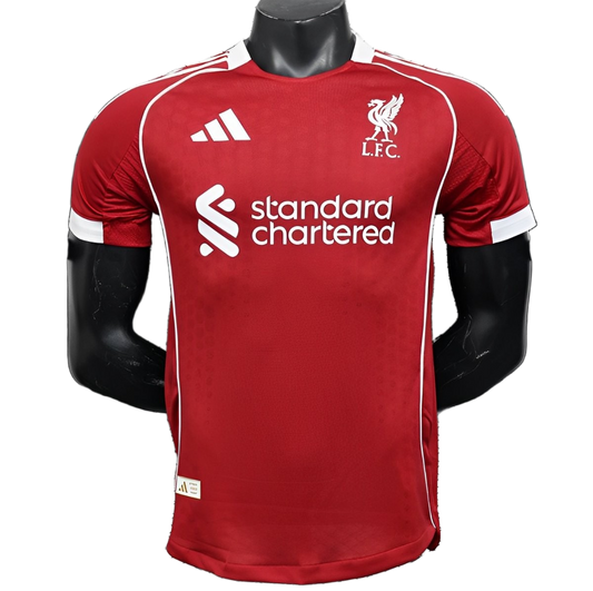 Liverpool 2025/26 Home Jersey – Player Version