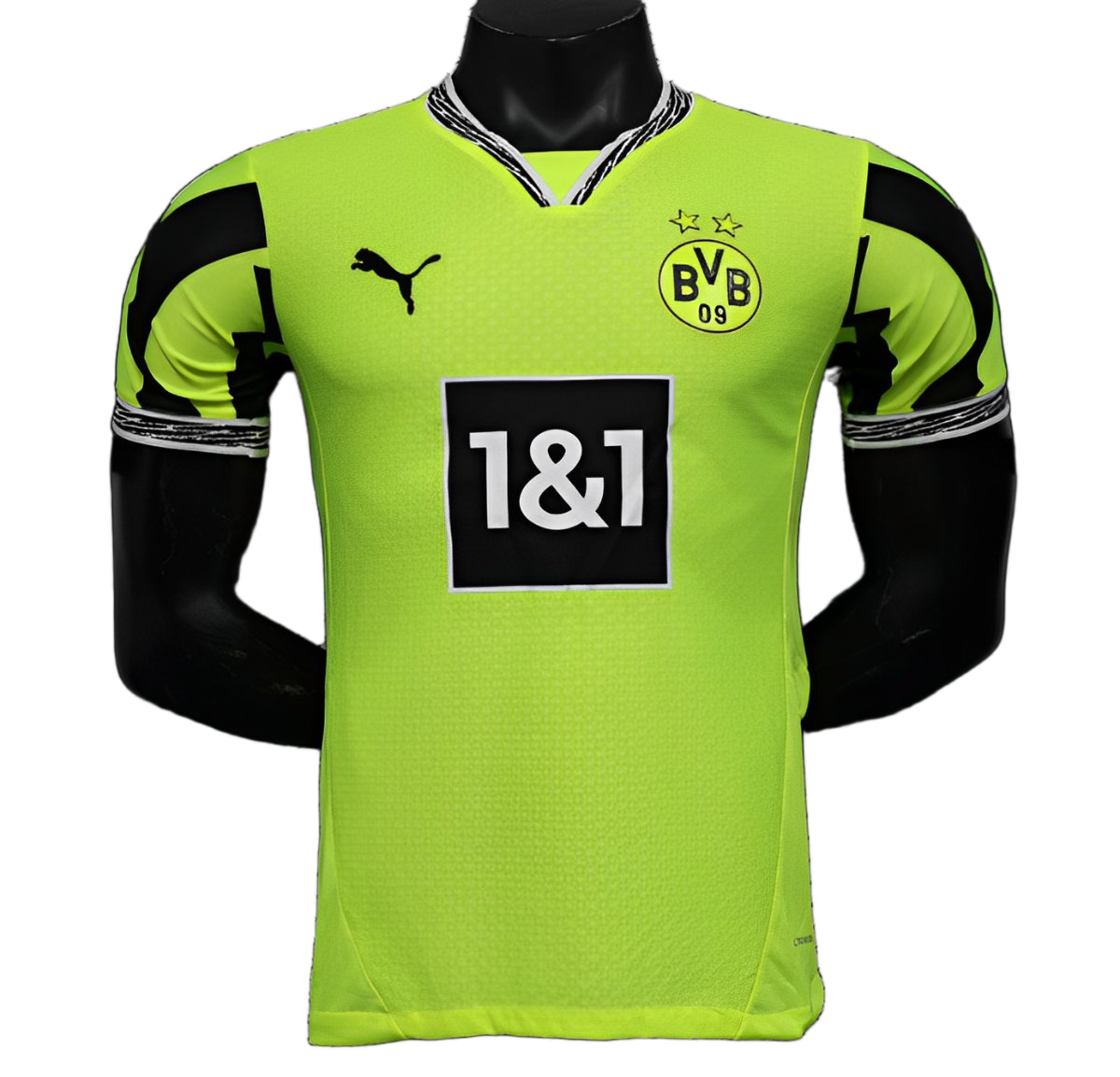 Borussia Dortmund 2025/26 Home Jersey – Player Version – Green