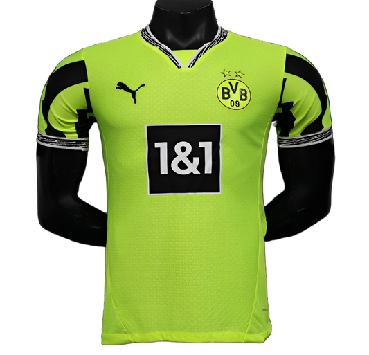 Borussia Dortmund 2025/26 Home Jersey – Player Version – Green
