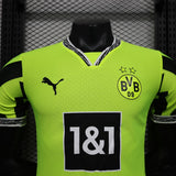 Borussia Dortmund 2025/26 Home Jersey – Player Version – Green