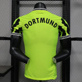 Borussia Dortmund 2025/26 Home Jersey – Player Version – Green
