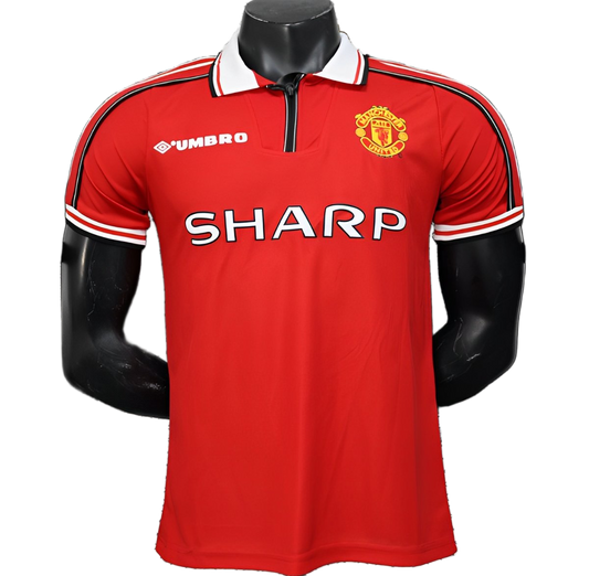 Manchester United 1998/99 Home Jersey – Player Version