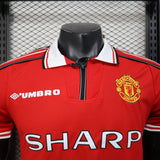 Manchester United 1998/99 Home Jersey – Player Version