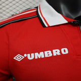 Manchester United 1998/99 Home Jersey – Player Version