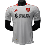 Liverpool 2025/26 Away Jersey – Player Version – White