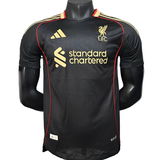 Liverpool 2025/26 Third Jersey – Player Version – Black