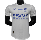Al – hilal 2025/26 Away Jersey – Player Version – White/Blue