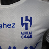 Al – hilal 2025/26 Away Jersey – Player Version – White/Blue