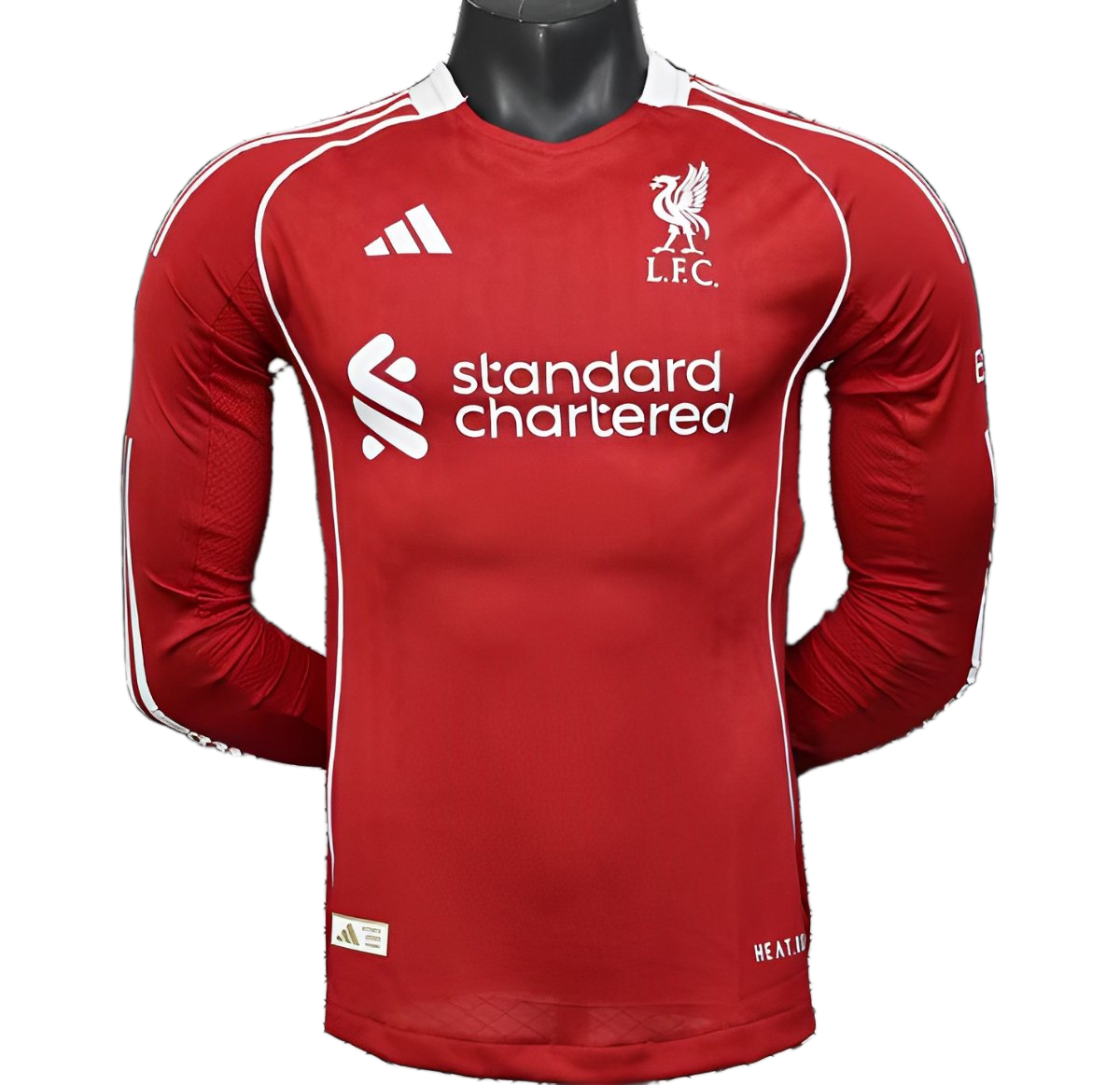 Liverpool 2025/26 Home Jersey – Player Version – Long Sleeve