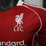 Liverpool 2025/26 Home Jersey – Player Version – Long Sleeve