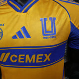 Tigres UANL 2025/26 Home Jersey – Player Version – Blue/Yellow