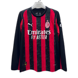 AC Milan 2025/26 Home Jersey – Long Sleeve
