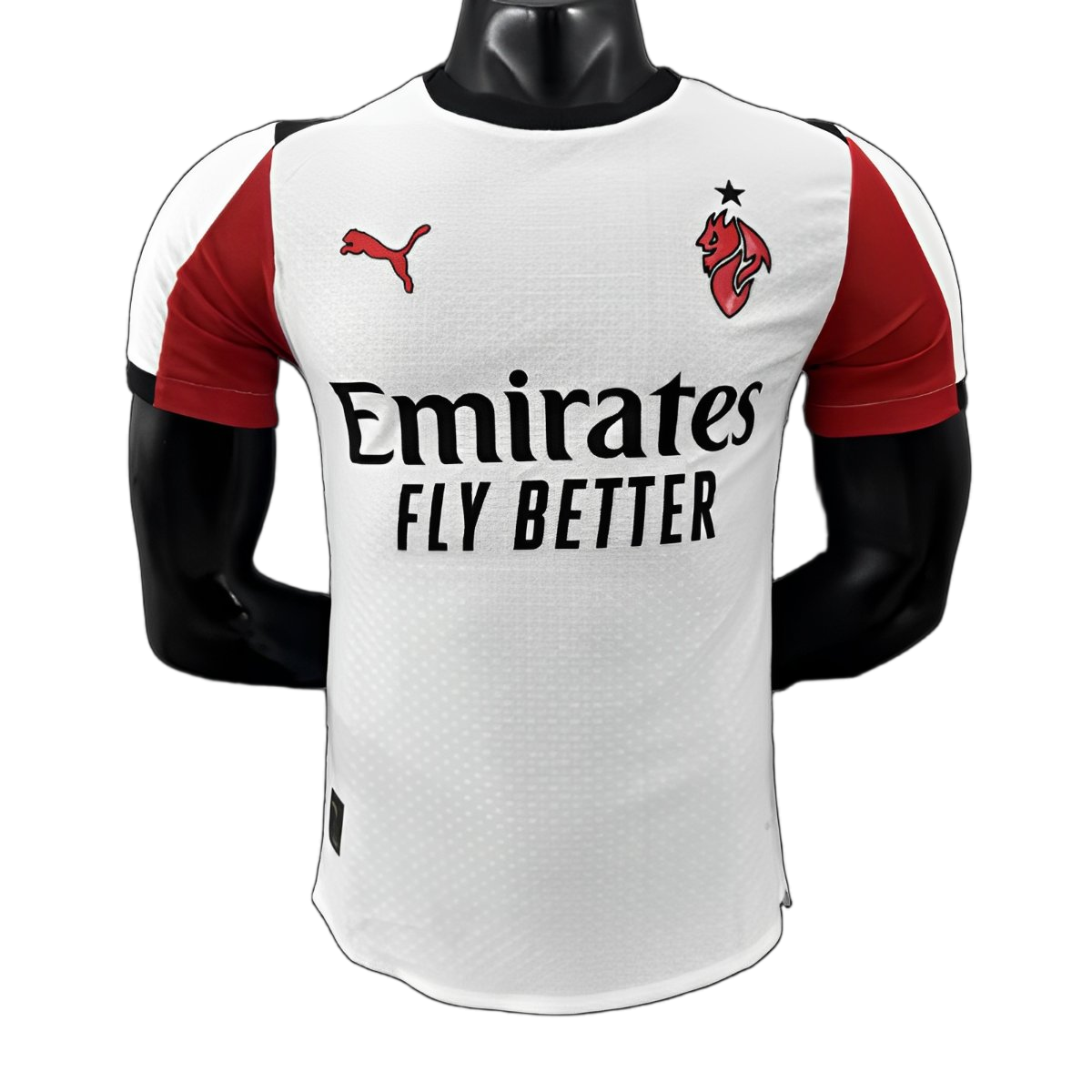 AC Milan 2025/26 Away Jersey – Player Version – White