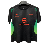 AC Milan 2025/26 Pre – Match Training Top – Player Version – Black/White/Green