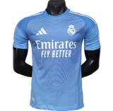 Real Madrid 2025/26 Goalkeeper Jersey – Player Version – Blue