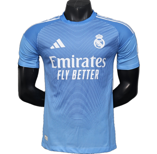 Real Madrid 2025/26 Goalkeeper Jersey – Player Version – Blue