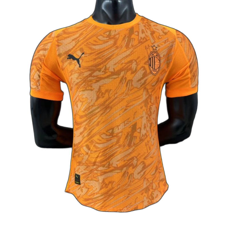 AC Milan 2025/26 Goalkeeper Jersey – Player Version – Orange