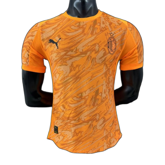 AC Milan 2025/26 Goalkeeper Jersey – Player Version – Orange