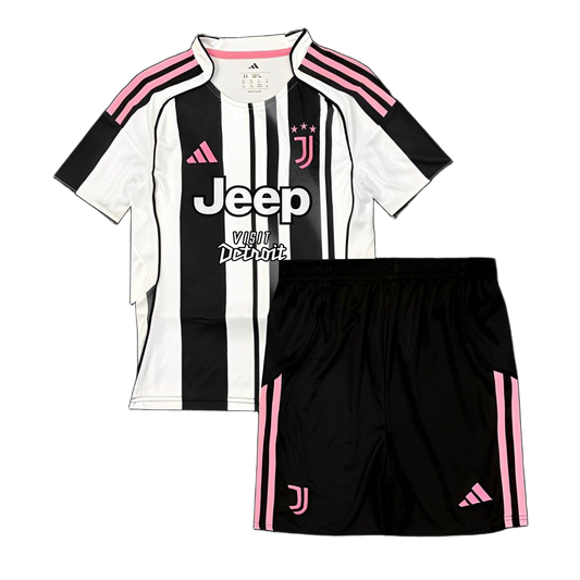 Juventus 2025/26 Home Kids Kit