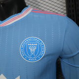 Inter Milan 2025/26 Tercera camiseta – Versión jugador – Manga larga – Azul