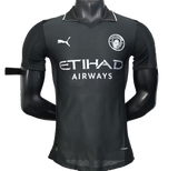 Manchester City 2025/26 Away Jersey – Player Version – Black