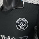 Manchester City 2025/26 Away Jersey – Player Version – Black