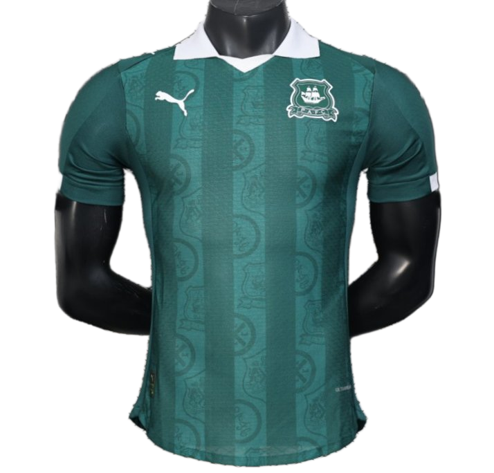 Plymouth 2025/26 Home Jersey – Player Version – Green