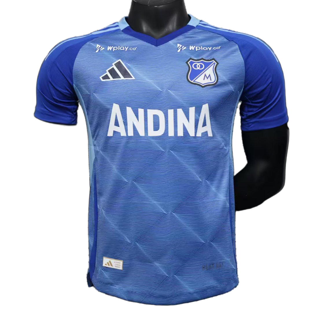 Millonarios 2025/26 Home Jersey – Player Version – Blue