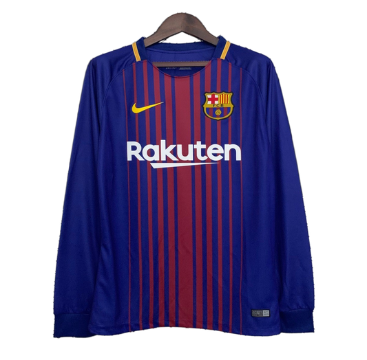 FC Barcelona 2017/18 Home Jersey – Retro Version
