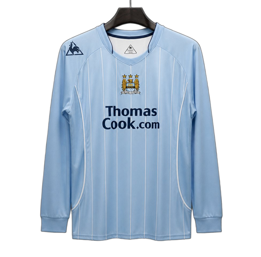 Manchester City 2007/08 Home Jersey – Long Sleeve – Retro Version