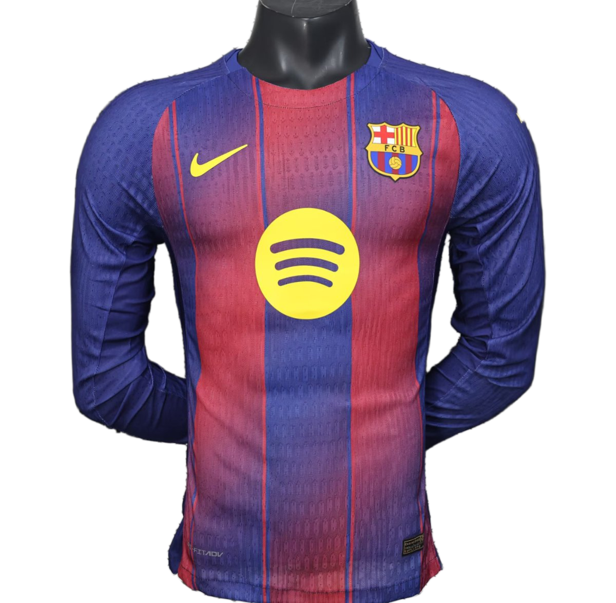 FC Barcelona 2025/26 Home Jersey – Player Version – Long Sleeve